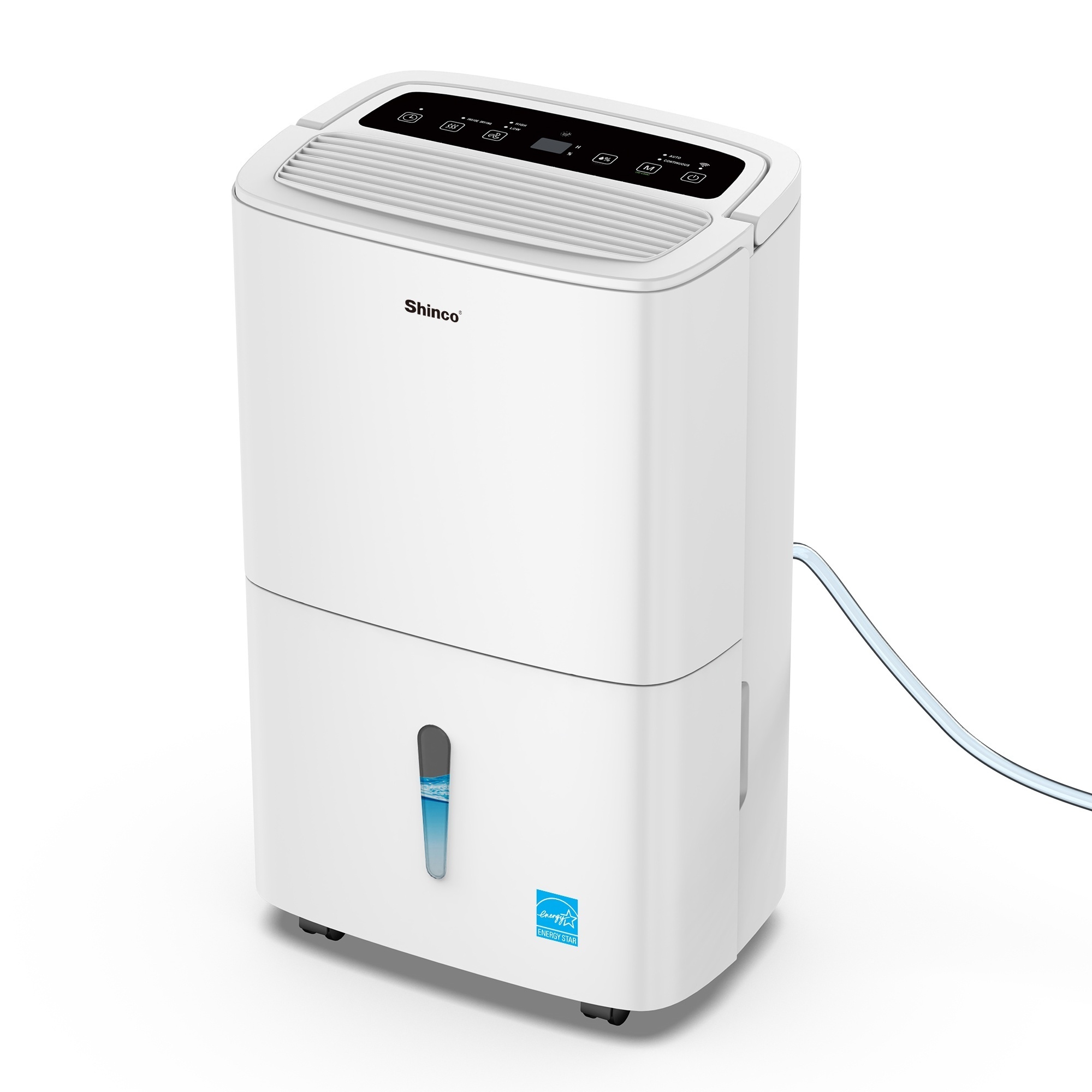 EdenDirect Portable Dehumidifier — 120 Pints, 6,000 Sq. Ft. Coverage, Auto Defrost, Dry Clothes Function, Timer, White, Model# NTE-SDZ1-120P